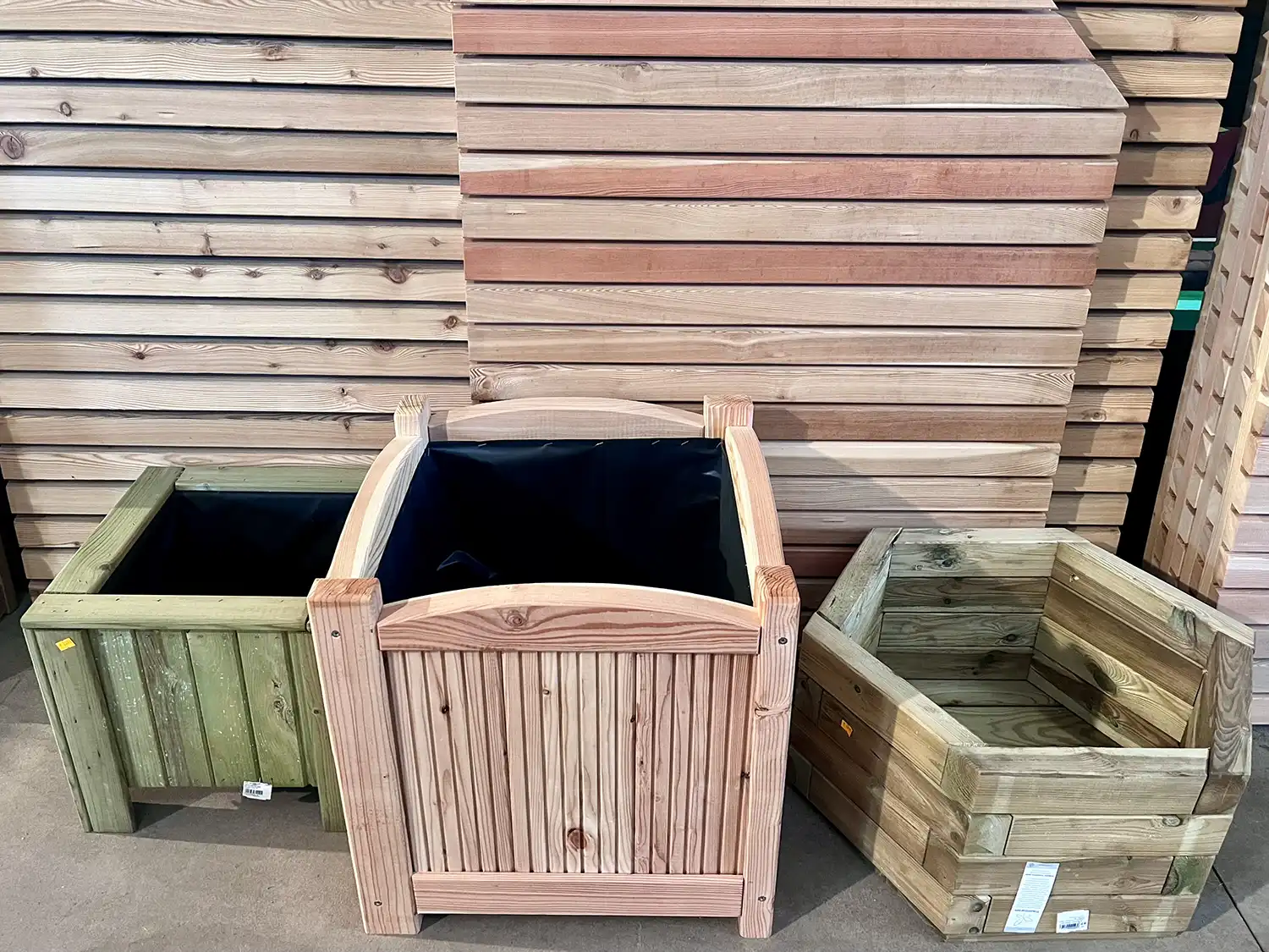 Pflanzkästen in verschiedenen Dimensionen bei Holz Steinsdorfer in Saulgrub nahe Murnau