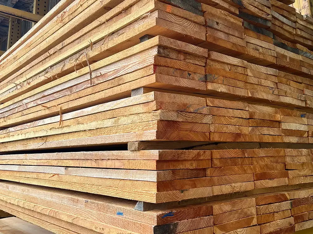 Bretterstapel Nahaufnahme