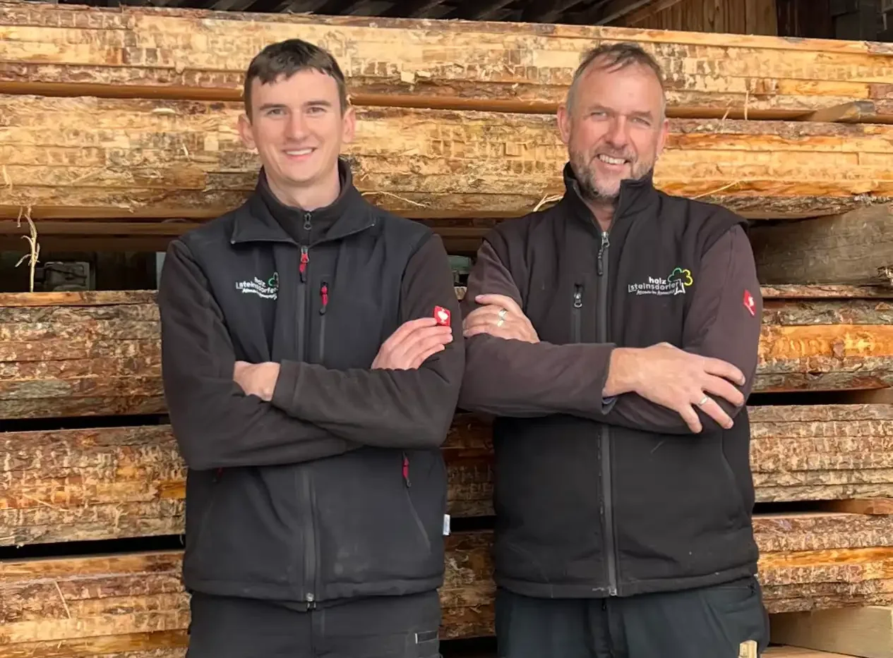 Markus Steinsdorfer und sein Sohn 