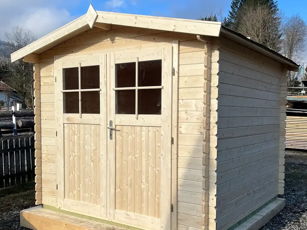 Ein neues Holz Gartenhaus